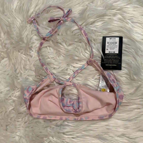 Art Class Girls Leopard Two-Piece Bikini Pink Blue Size M 7/8 NEW - Picture 5 of 9